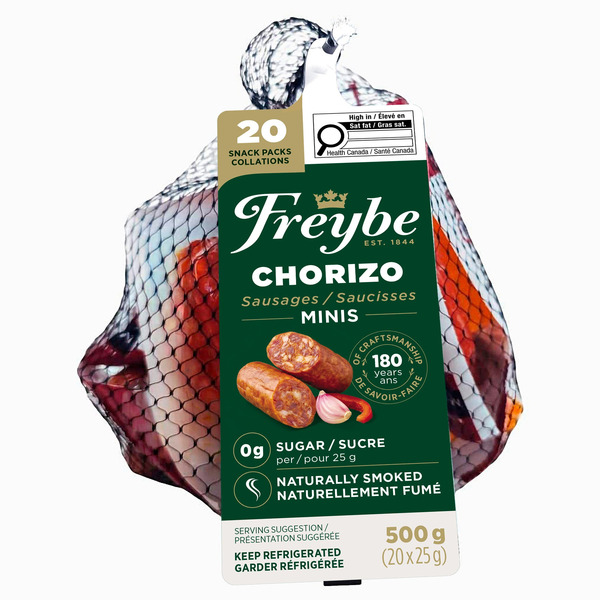 Freybe Mini Chorizo Sausages, 20 x 25 g