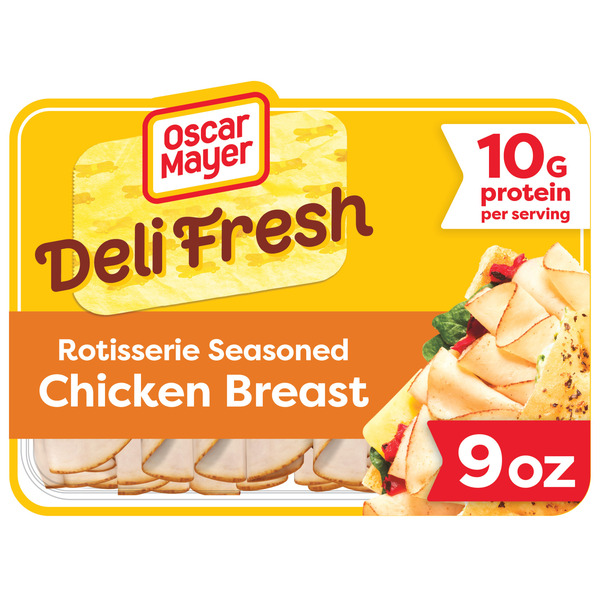 Oscar Mayer Rotisserie Seasoned Chicken Breast Sliced Lunch Meat, for a Low Carb Lifestyle