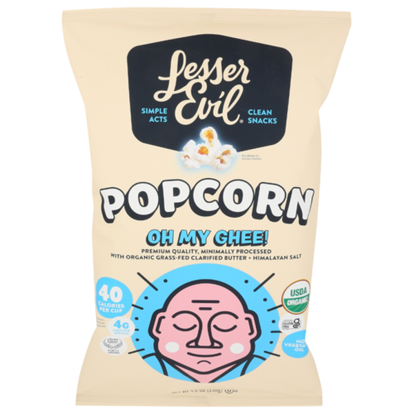 Lesser Evil Organic Oh My Ghee Popcorn