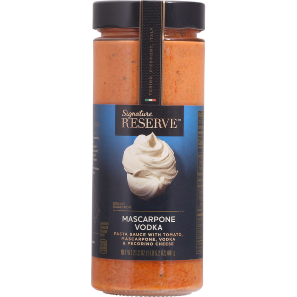 Signature Reserve Pasta Sauce, Mascarpone Vodka