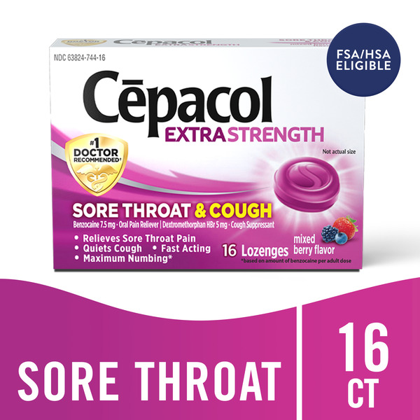 CEPACOL® Cepacol Extra Strength Sore Throat & Cough Relief