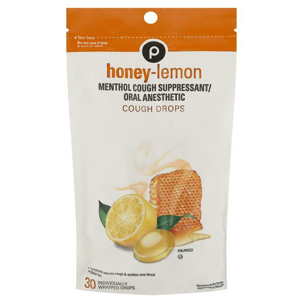 Publix Publix Cough Drops, HoneyLemon SameDay Delivery or Pickup