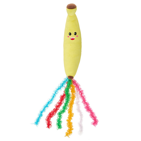 Whisker City Banana Kicker Cat Toy - Yellow