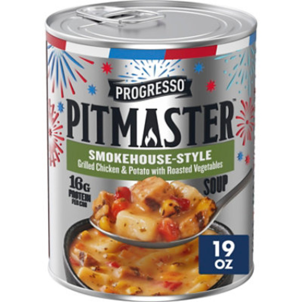 Progresso Pitmaster Grilled Chicken and Potato with Roasted Vegetables Soup