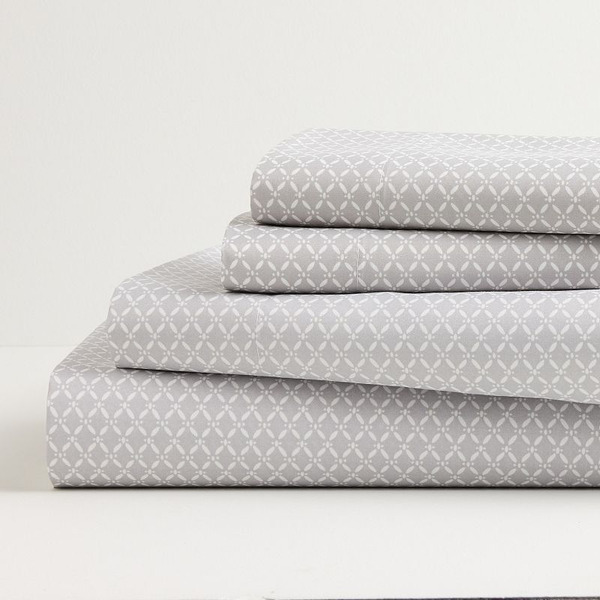 The Big One Extra Soft Sheet Set - Lattice Gray