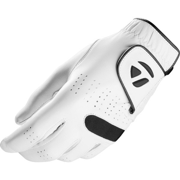 Taylor Made 2025 Left Hand Tour Preferred Flex Golf Gloves, Large - White & Black
