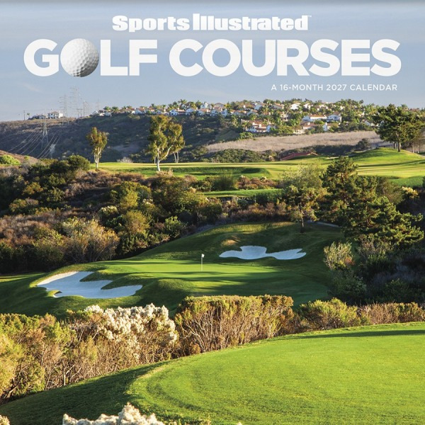 Date Works Sports Illustrated Golf Courses 2027 Wall Calendar, 12 x 12 in