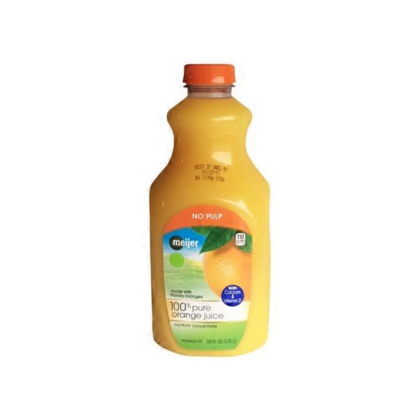 Meijer 100 Pure Squeezed Premium Orange Juice (59 fl oz) Instacart