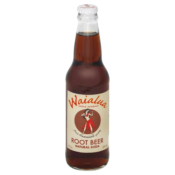 waialua soda works soda natural root beer from albertsons instacart waialua soda works