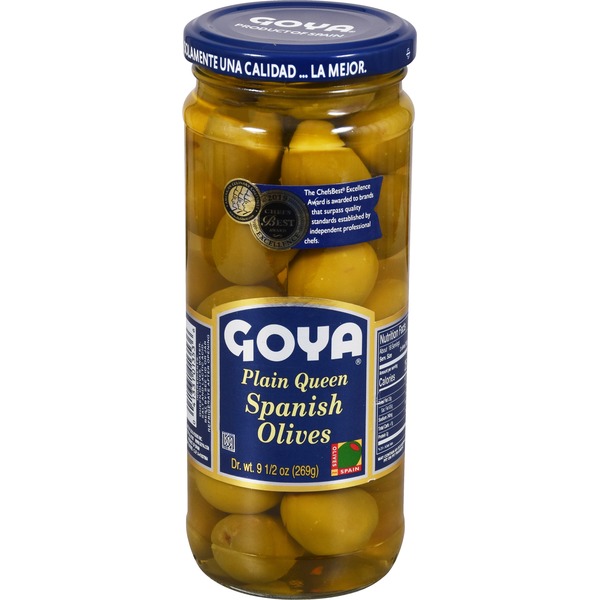 Goya Plain Queen Jumbo Spanish Olives (9.5 oz) Instacart