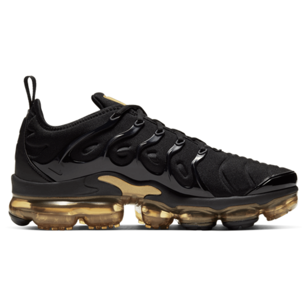 Nike Men's Air VaporMax Plus Shoes - Black & Gold