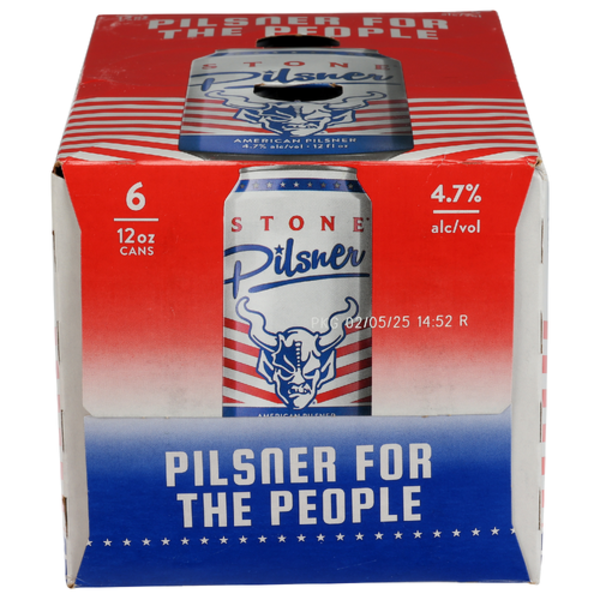Stone Brewing Co Pilsner 6 Pack Cans