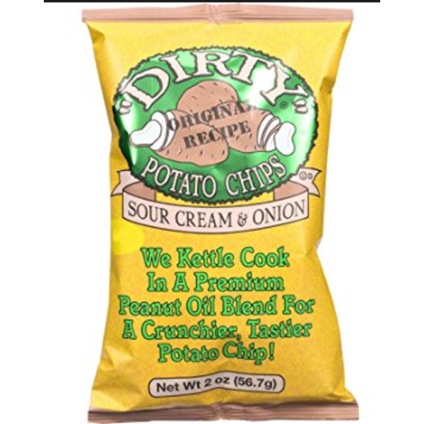 Dirty - Sour Cream & Onion Potato Chips - 25/2 oz