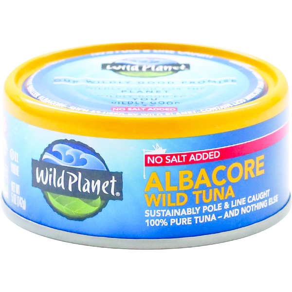 Wild Planet Wild Tuna, No Salt Added, Albacore