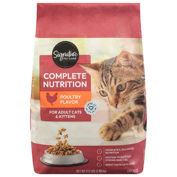 Signature Pet Complete Nutrition Adult Poultry Flavor Cat Food