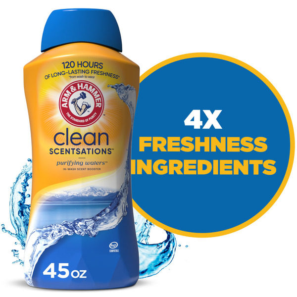Arm & Hammer 45 Oz. In-wash Scent Booster Purifying Waters Fabric Softener