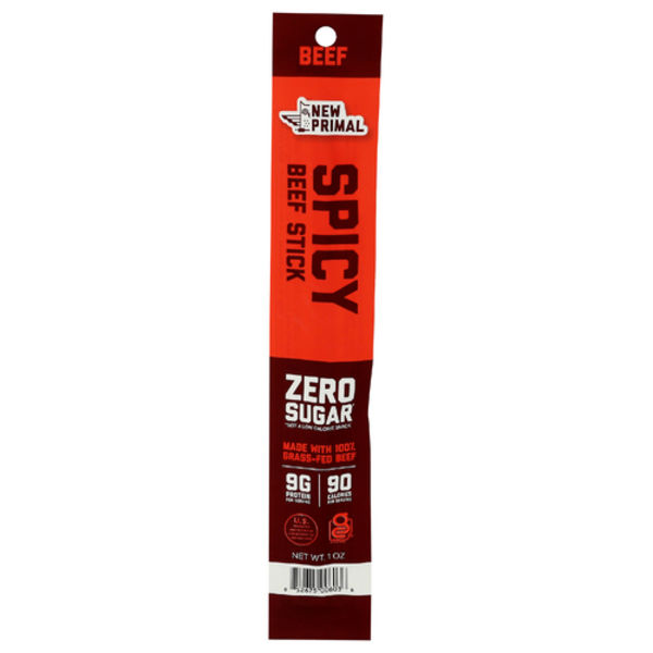 New Primal Spicy Beef Stick, Grass Fed Beef Same-Day Delivery or