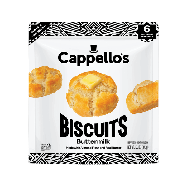 Cappello's Gluten Free Buttermilk Biscuits, Real Butter and Cage