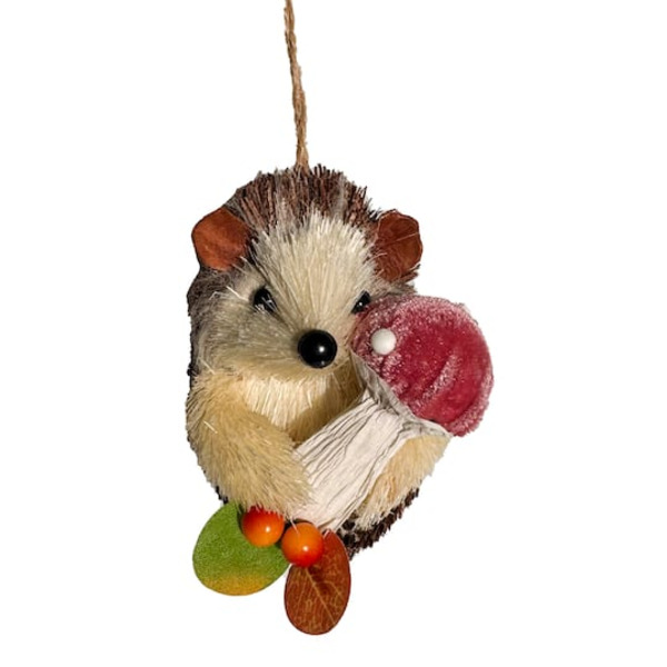 Ashland Hedgehog With Mushroom Hanging Ornament