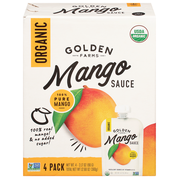 Golden Farms Organic Mango Sauce Same-Day Delivery or Pickup | The