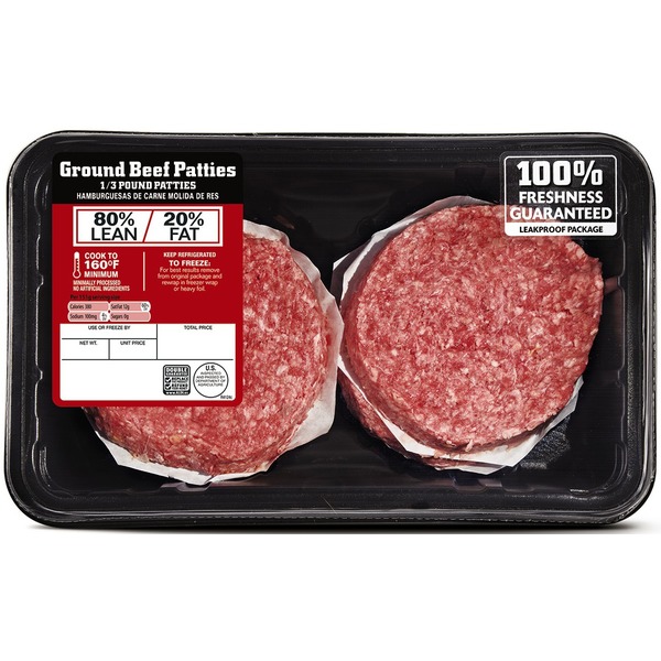 80% Ground Beef Patties