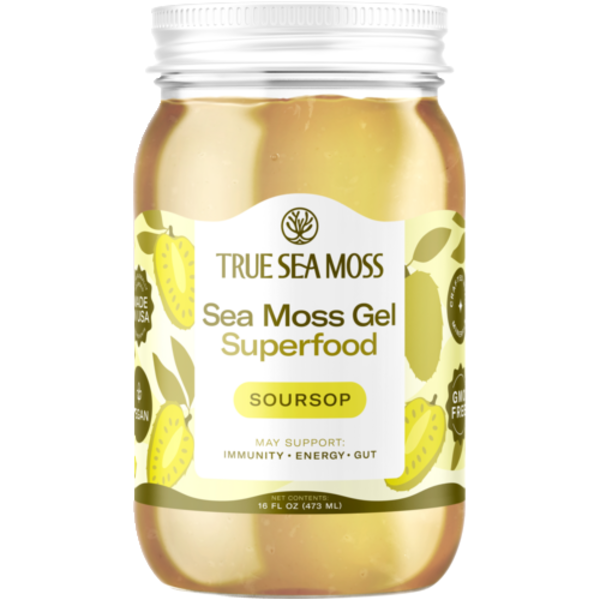 True Sea Moss Soursop Superfood Sea Moss Gel Same-Day Delivery or