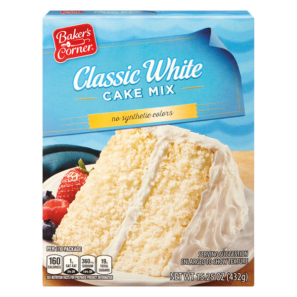 Baker's Corner White Cake Mix Same-Day Delivery or Pickup | ALDI