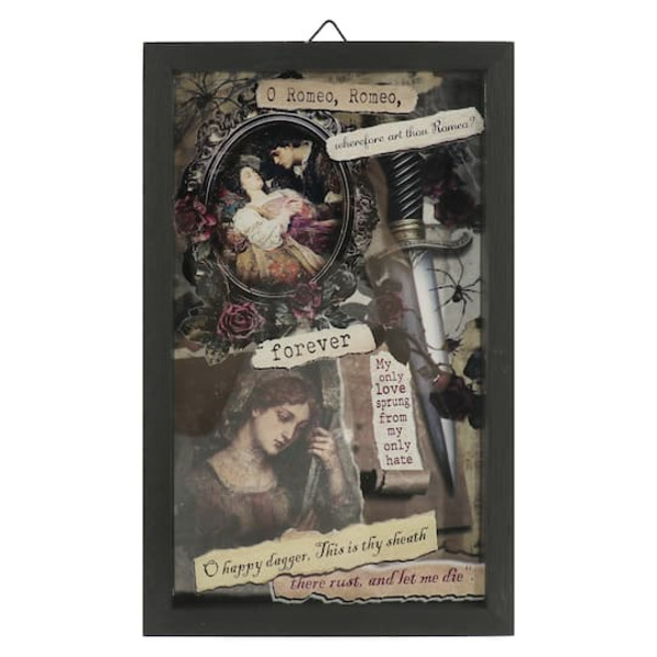 Ashland Romeo Romeo Framed Wall Sign - Black