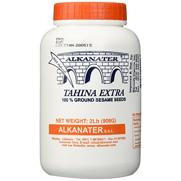 Alkanater - Tahina Extra Sesame Paste - 2 lb pkg