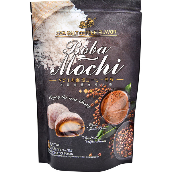 Yuki & Love Sea Salt Coffee Flavour Boba Mochi
