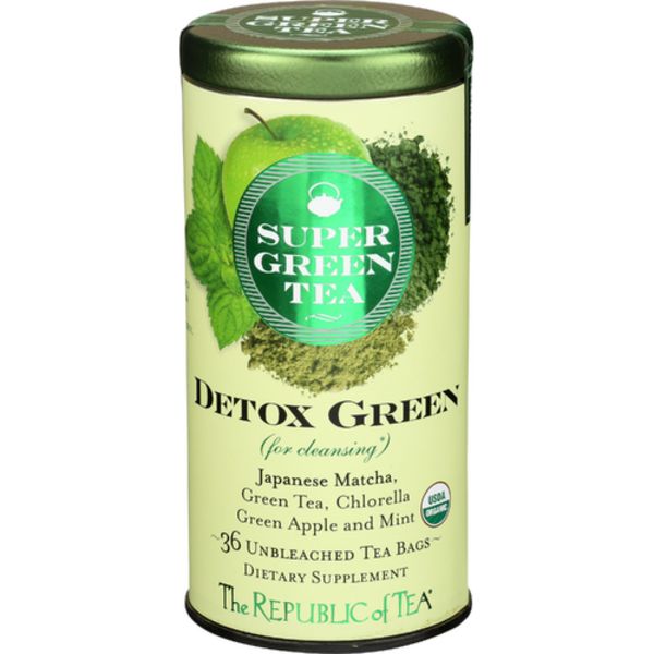 Sprouts Cold Tea Sprouts Farmers Market The Republic of Tea Organic Detox Super Green ...