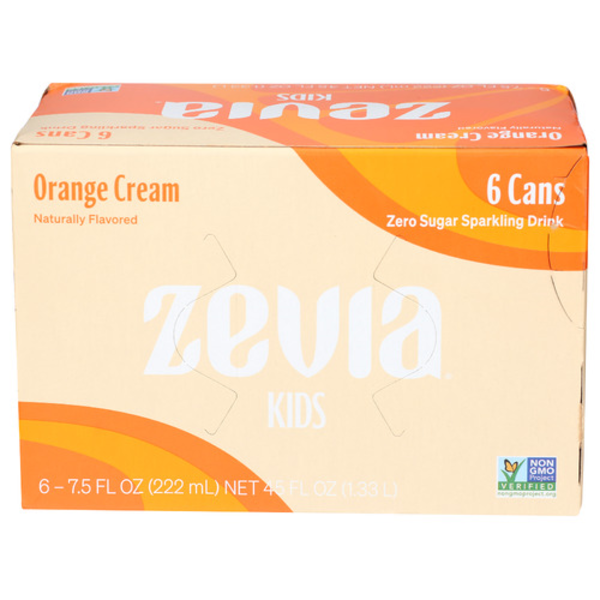 Zevia Orange Cream Soda 6 Pack Same-Day Delivery or Pickup