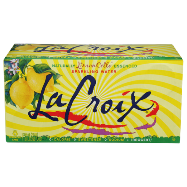 La Croix LimonCello Sparkling Water 8 Pack Same-Day Delivery or