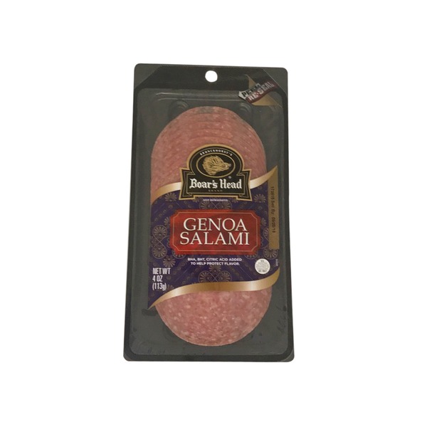 Boar's Head Fresh Sliced Genoa Salami (1 lb) Instacart
