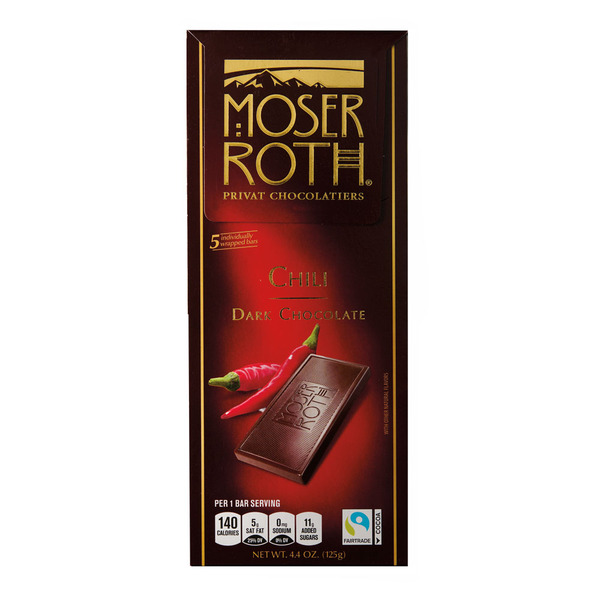 Moser Roth Dark Chili Chocolate Bar