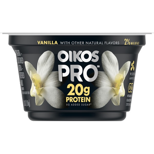 Oikos Pro Vanilla Yogurt (5.3 oz) Instacart