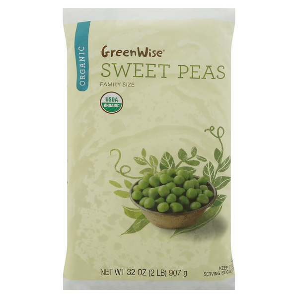 GreenWise Frozen Organic Green Peas Same-Day Delivery or Pickup