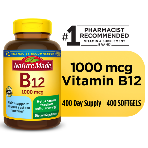 costco b12 injections Nature Made Vitamin B12 1000 mcg, 400 Softgels
