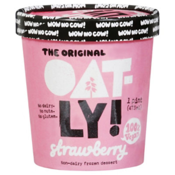 Oatly Strawberry Oatmilk Frozen Dessert