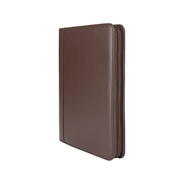 Bond Street Vegan Leather Padfolio - Brown