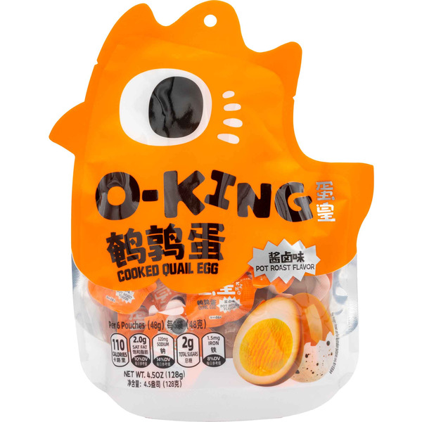 O-King Pot Roast Flavor Cooked Quail Eggs