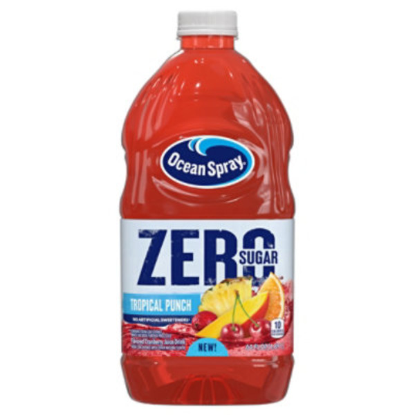 Ocean Spray Cranberries, Inc. Ocean Spray ZERO Sugar Tropical Punch Juice Drink, Fl Oz Bottle