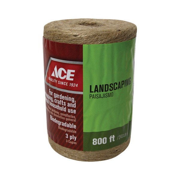 ACE 800' 3-Ply Natural Jute Twine