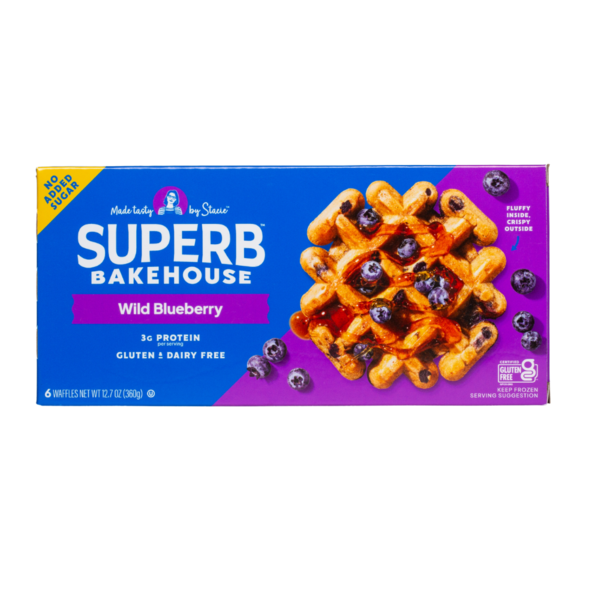 ブリストル　ワッフル Superb Bakehouse Wild Blueberry Waffles Same-Day Delivery
