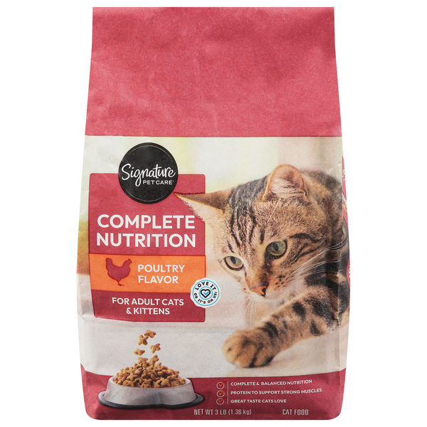 Signature Pet Complete Nuitrition Adult Poultry Flavor Cat Food