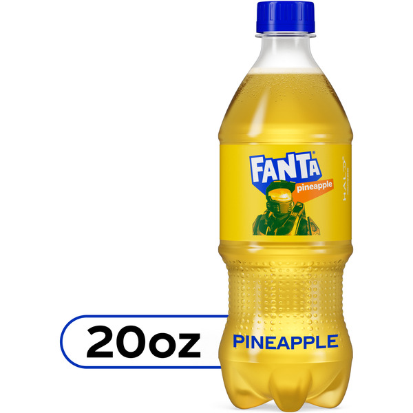 Fanta Pineapple Soda Bottle