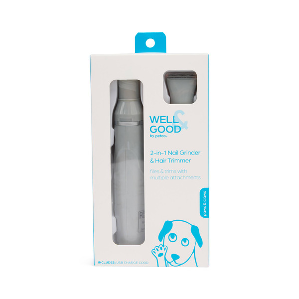 Well & Good 2-in-1 Nail Grinder & Hair Trimmer