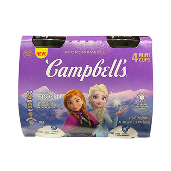 Campbell's Disney Frozen Souper Shapes Pasta With Chicken in Chicken Broth