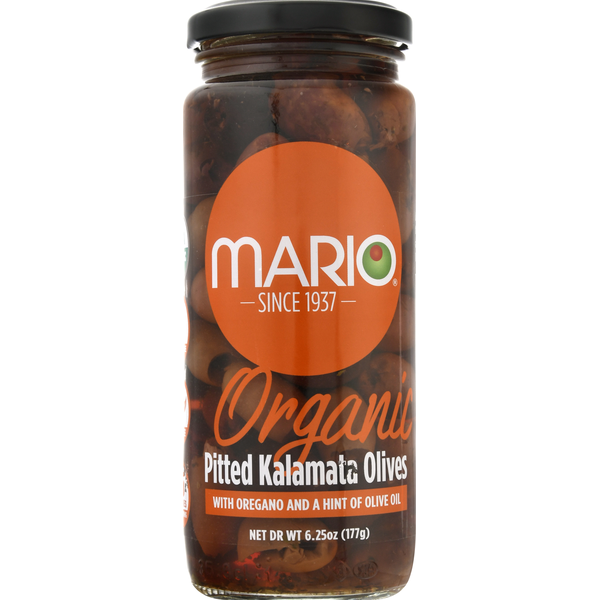 Mario Olives, Kalamata, Organic, Pitted (6.25 oz) Instacart