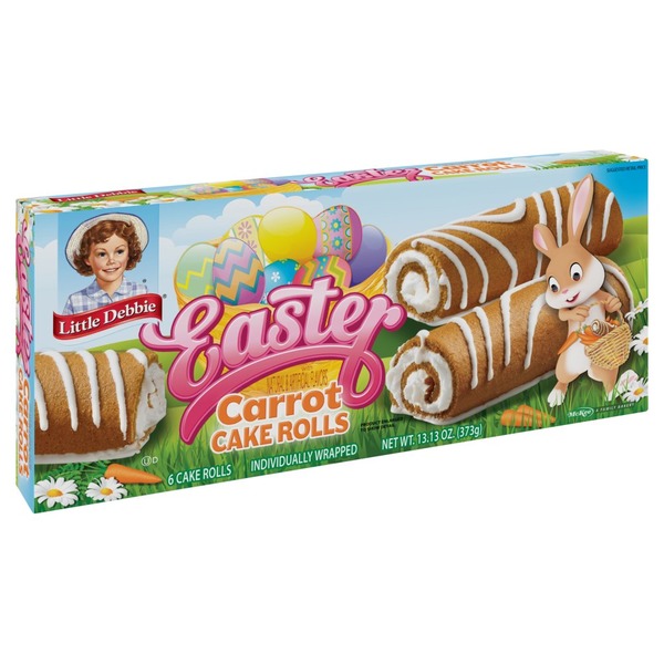 Little Debbie Snack Cakes, Easter Carrot Cake Rolls (13 oz) Instacart